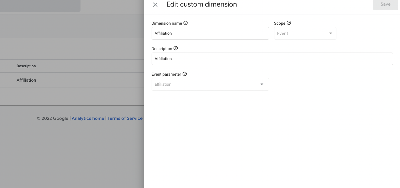 adding affiliation dimension