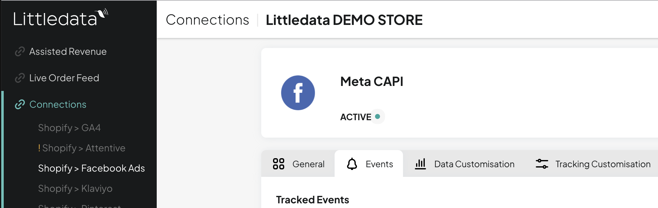 meta new customer event