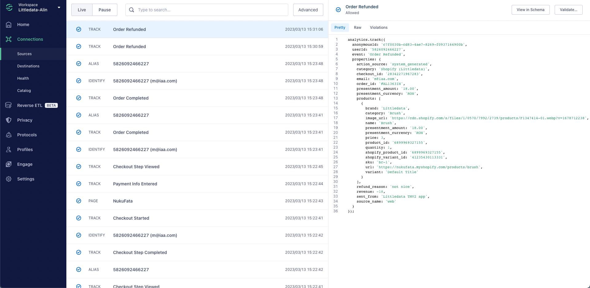 How it looks in Shopify